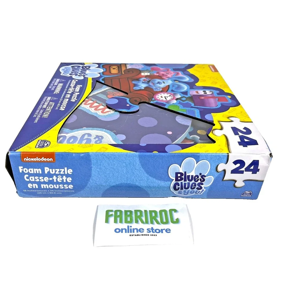 NEW! Blue's Clues & You! 24-Piece Foam Puzzle Soft, Colorful, for kids!!